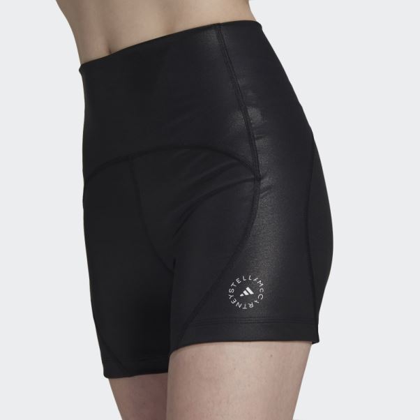 Adidas By Stella Mccartney Truestrength Collant Court De Yoga Noir Chaud