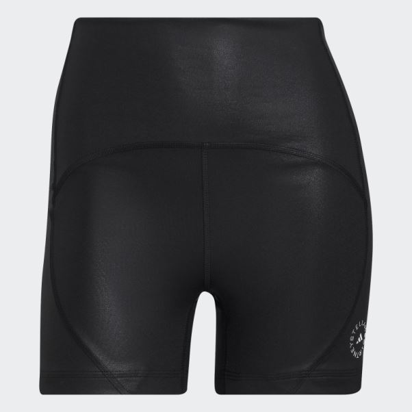 Adidas By Stella Mccartney Truestrength Collant Court De Yoga Noir Chaud