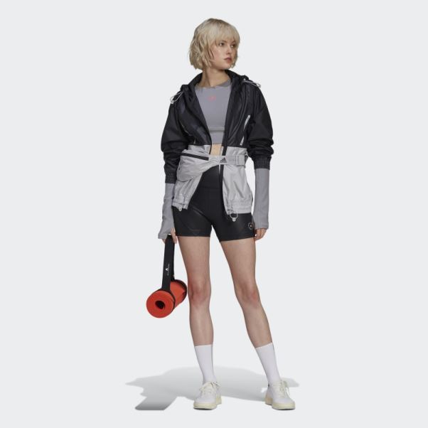 Adidas By Stella Mccartney Truestrength Collant Court De Yoga Noir Chaud