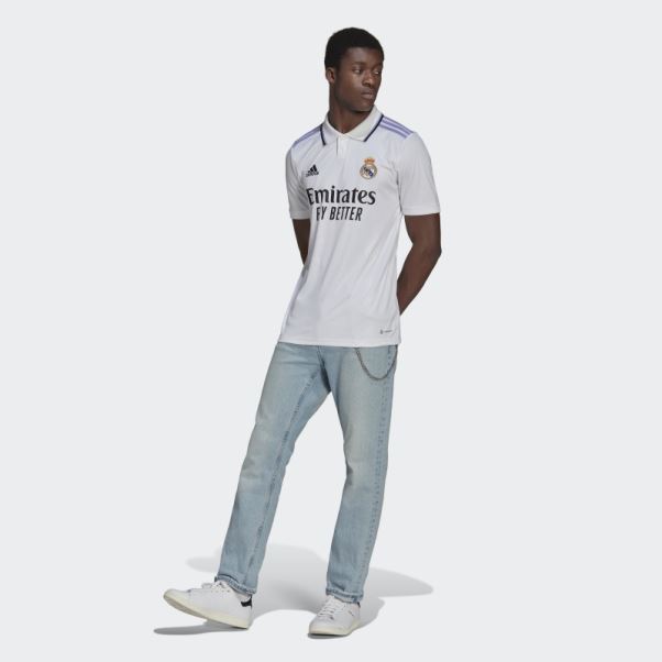 Maillot Domicile Adidas Real Madrid 22/23 Blanc Mode