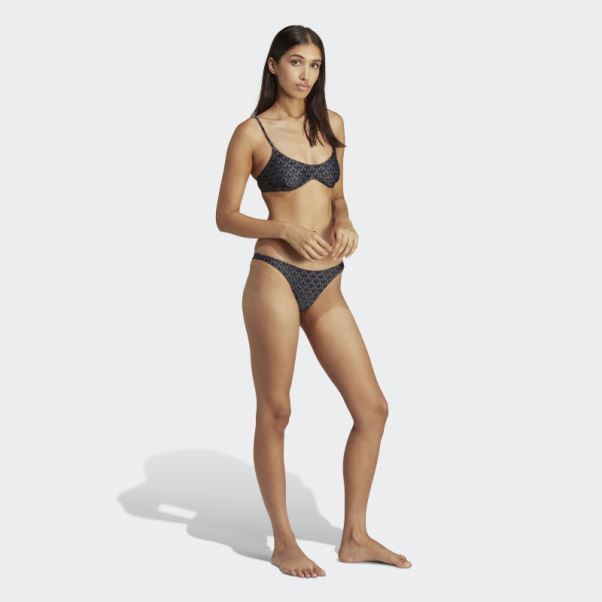 Haut De Maillot De Bain Adidas Originals Monogramme Noir