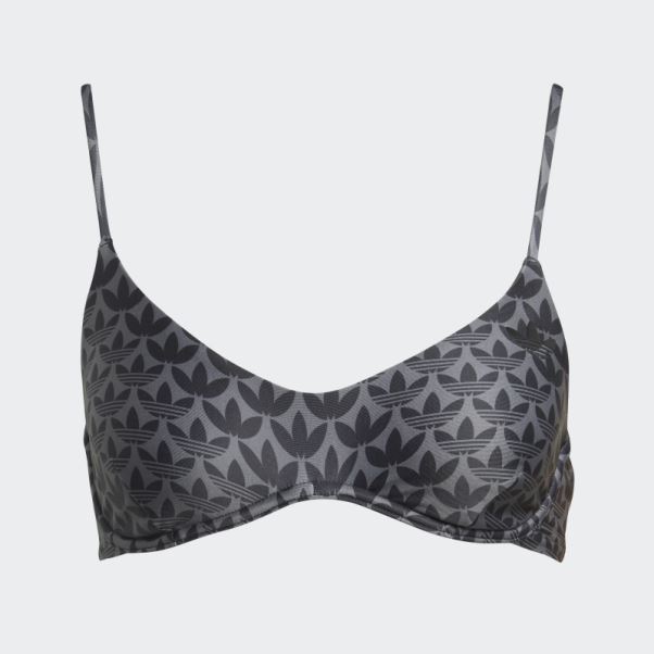 Haut De Maillot De Bain Adidas Originals Monogramme Noir