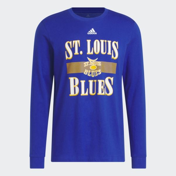 T-shirt à Manches Longues Adidas Bleu Royal Blues Playmaker