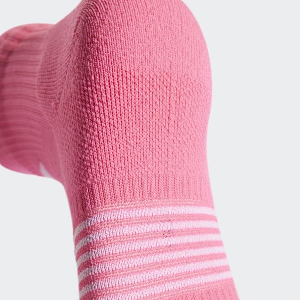 Adidas Running X Supernova Quarter Performance Chaussettes Rose Chaud