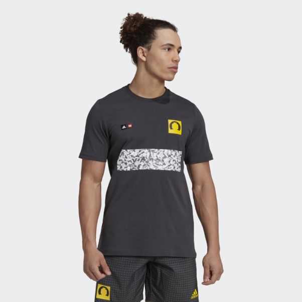 T-shirt Graphique Adidas X Lego Football En Carbone