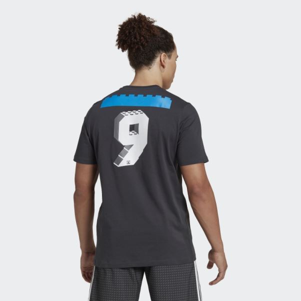 T-shirt Graphique Adidas X Lego Football En Carbone