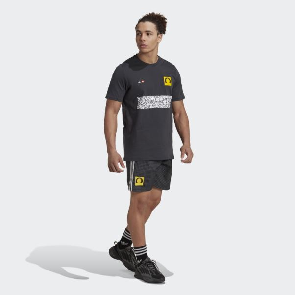 T-shirt Graphique Adidas X Lego Football En Carbone
