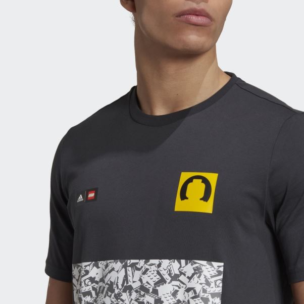 T-shirt Graphique Adidas X Lego Football En Carbone