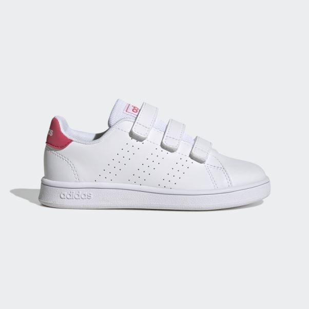 Chaussures à Scratch Adidas Avantage Court Lifestyle Rose Vif