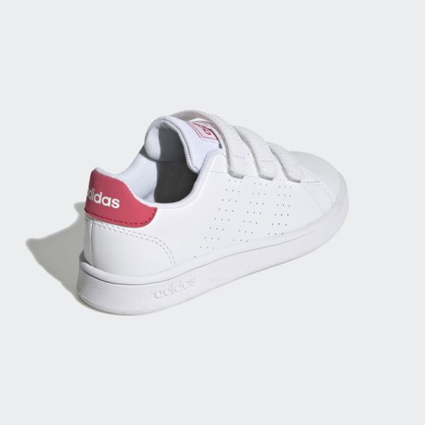 Chaussures à Scratch Adidas Avantage Court Lifestyle Rose Vif