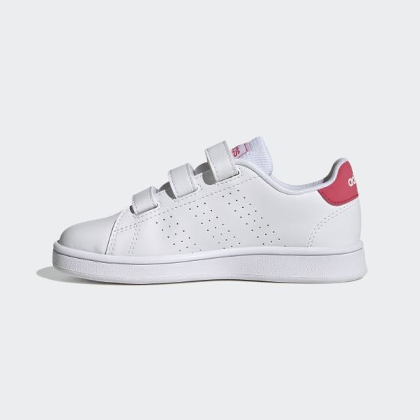 Chaussures à Scratch Adidas Avantage Court Lifestyle Rose Vif
