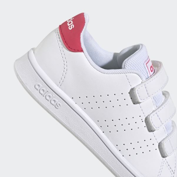 Chaussures à Scratch Adidas Avantage Court Lifestyle Rose Vif