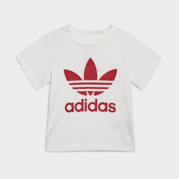 Adidas Trèfle Short Tee Set écarlate