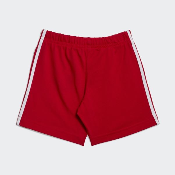 Adidas Trèfle Short Tee Set écarlate
