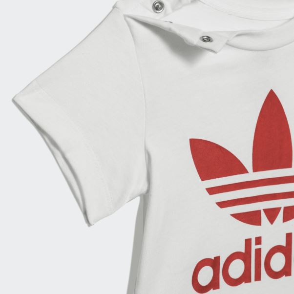 Adidas Trèfle Short Tee Set écarlate