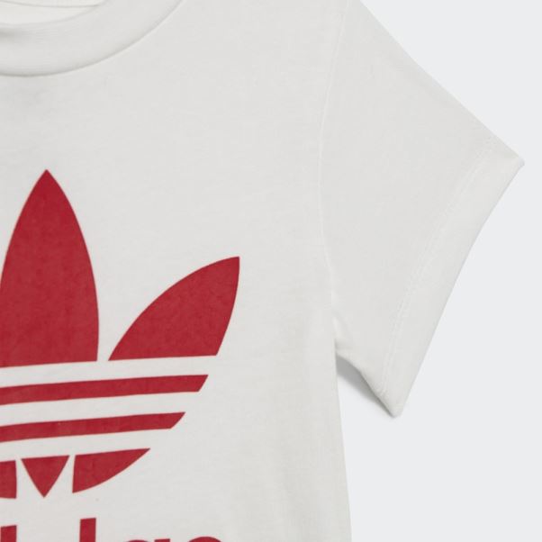 Adidas Trèfle Short Tee Set écarlate