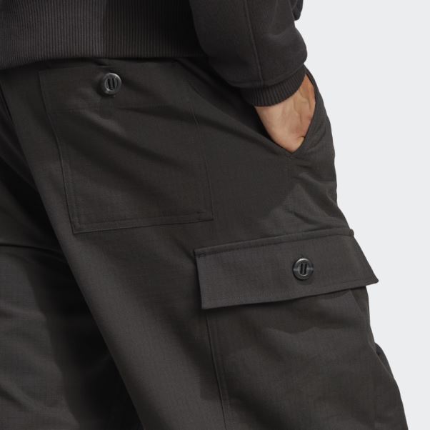 Adidas Pantalon Cargo Noir Bleu Version