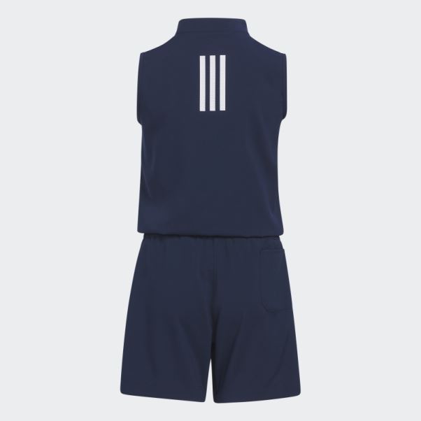 Adidas Barboteuse Demi-zip Bleu Marine