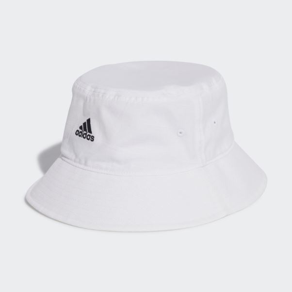 Bob Adidas Classic En Coton Blanc