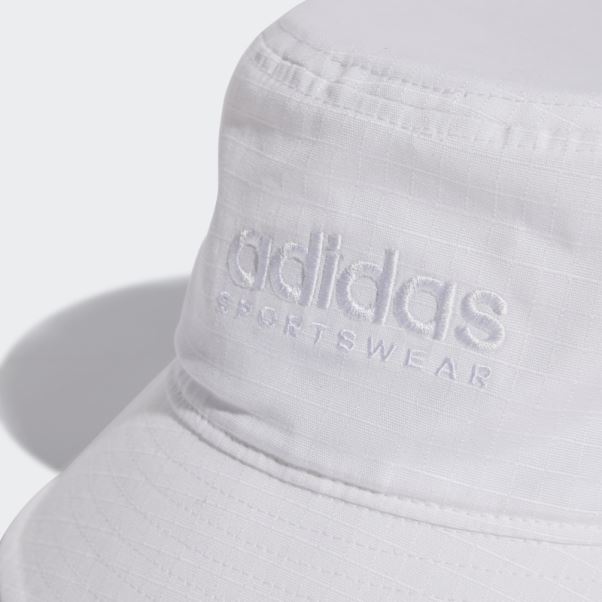 Bob Adidas Classic En Coton Blanc