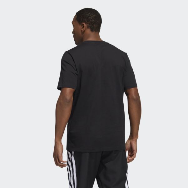 Hoops Badge Of Sport T-shirt Graphique Adidas Noir