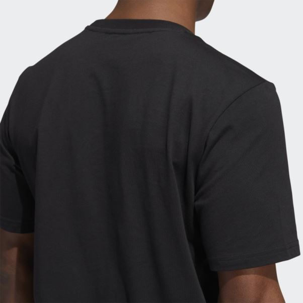 Hoops Badge Of Sport T-shirt Graphique Adidas Noir
