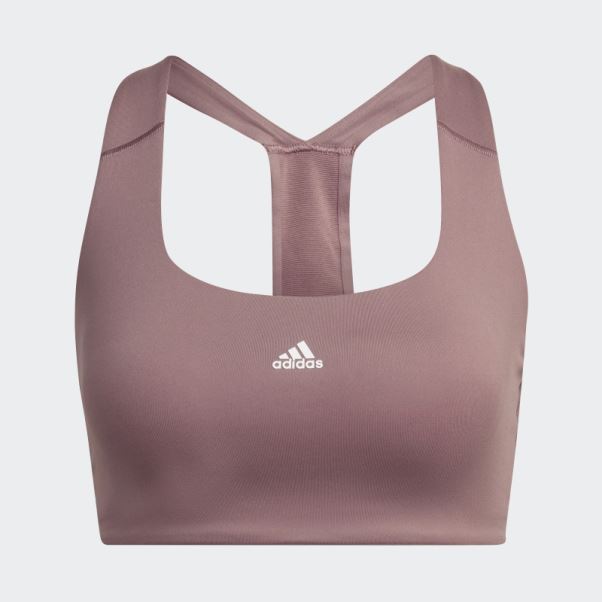 Soutien-gorge à Maintien Moyen Adidas Powerimpact Training Violet