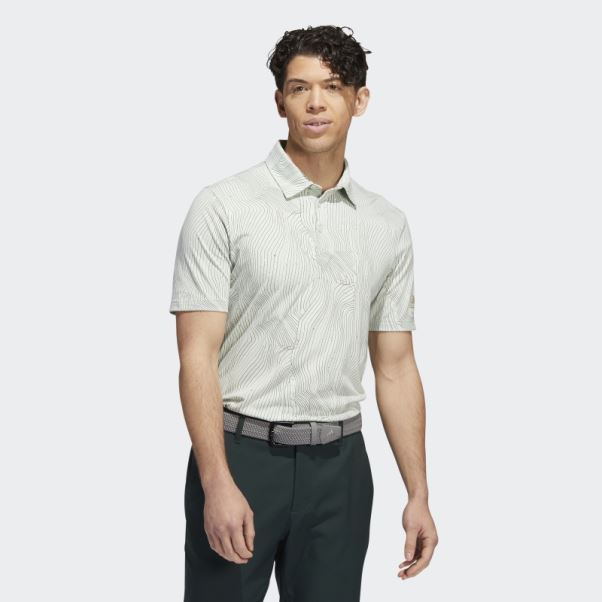 Polo Adidas Mel Course Map Vert