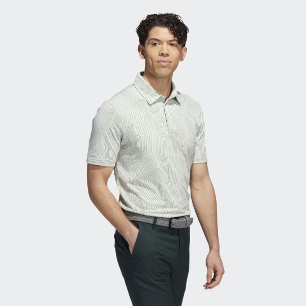 Polo Adidas Mel Course Map Vert