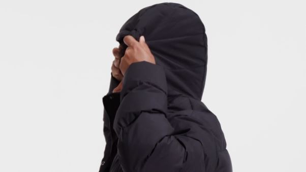 Doudoune à Capuche Adidas Helionic Noire (grande Taille)