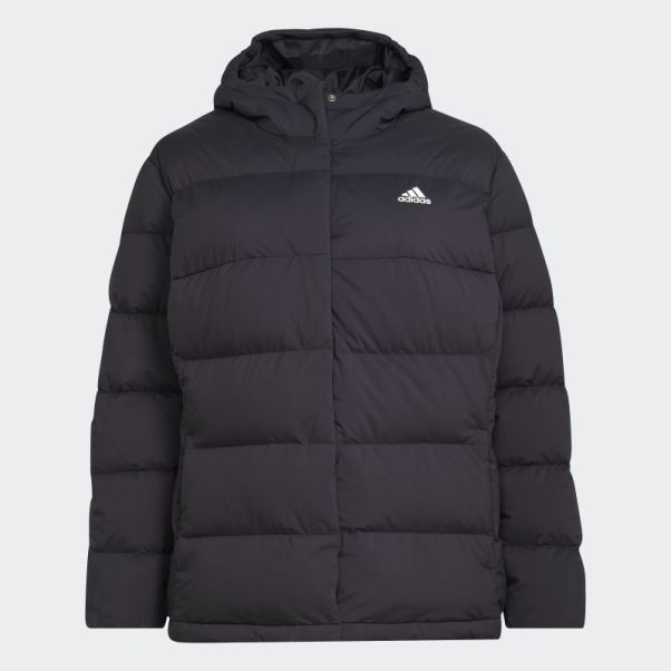 Doudoune à Capuche Adidas Helionic Noire (grande Taille)
