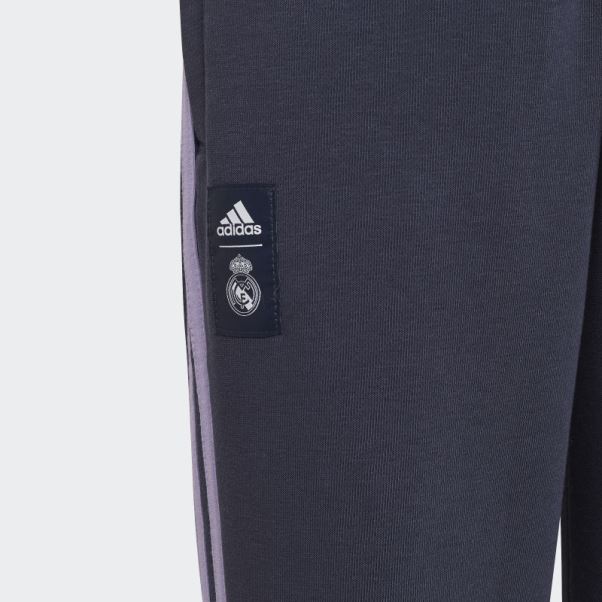Pantalon De Survêtement Sweat Real Madrid Bleu Nuit Adidas