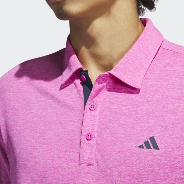 Polo Fuchsia Chiné Mel Drive Adidas