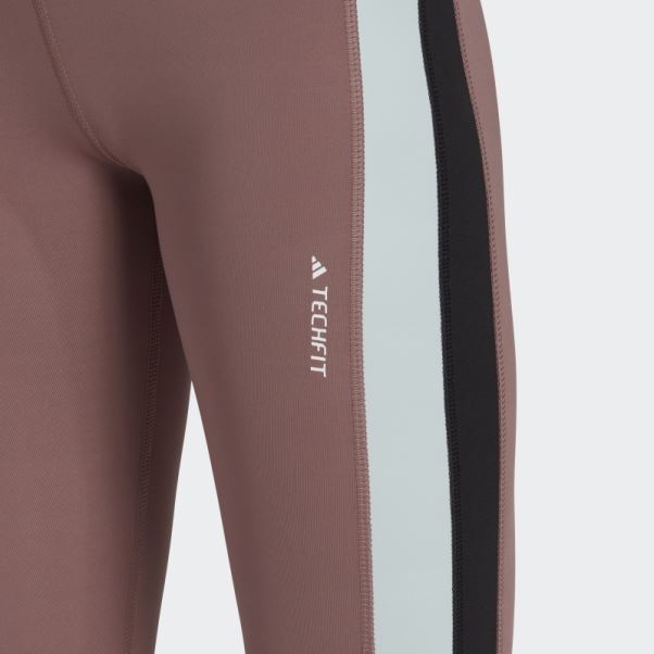Legging Adidas Hyperglam Training Techfit 7/8 Violet