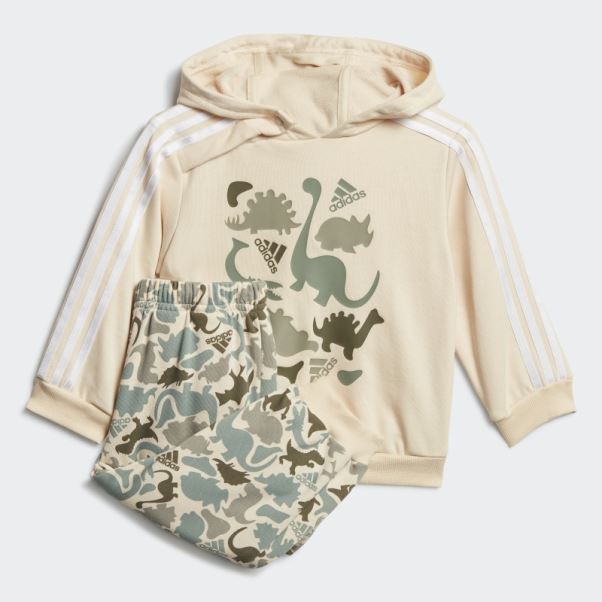 Ensemble De Jogging Adidas Sand Dino Camo Imprimé Allover French Terry