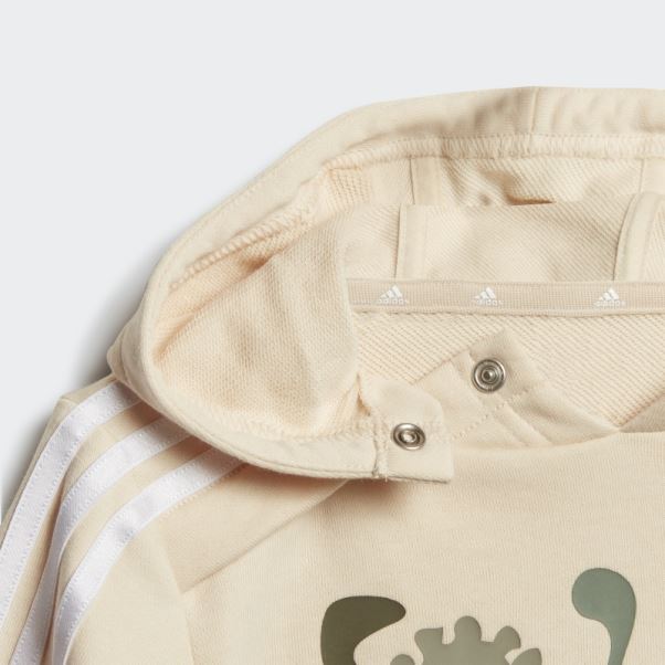 Ensemble De Jogging Adidas Sand Dino Camo Imprimé Allover French Terry