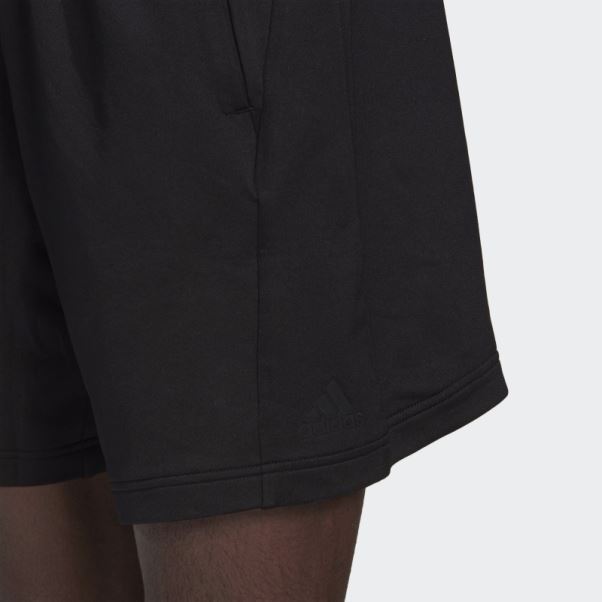 Short D'entraînement De Yoga Noir Adidas Mode