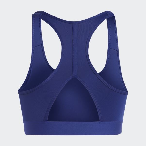 Soutien-gorge à Maintien Moyen Adidas Sports Club Bleu Victoire