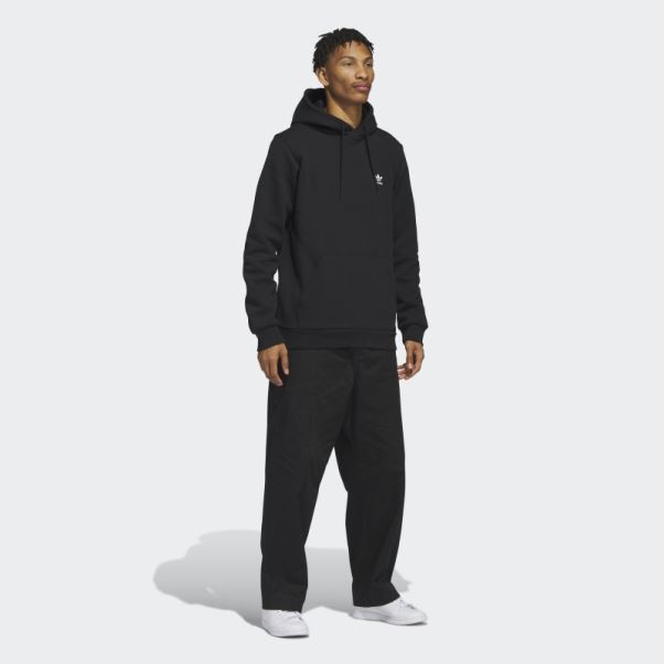 Sweat à Capuche Trefoil Essentials Noir Adidas
