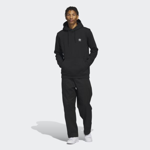 Sweat à Capuche Trefoil Essentials Noir Adidas