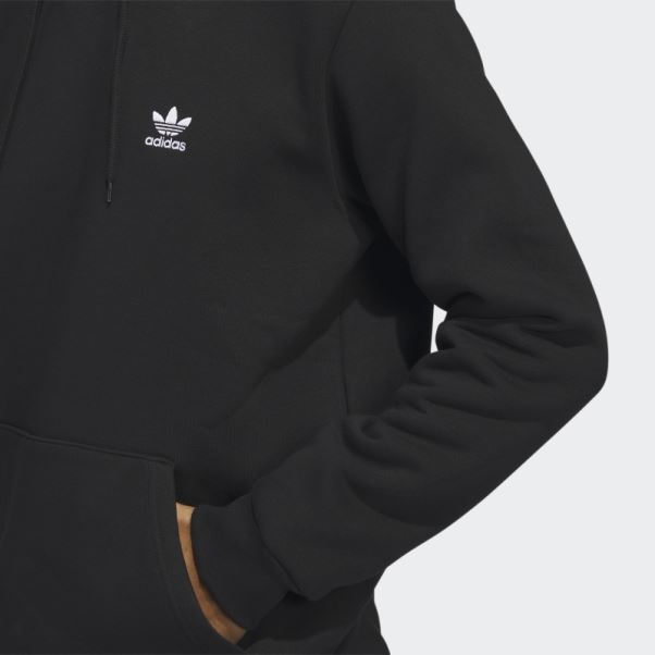Sweat à Capuche Trefoil Essentials Noir Adidas