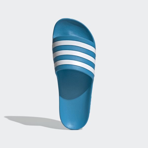 Adilette Aqua Slides Bleu Adidas