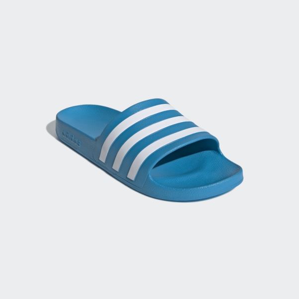 Adilette Aqua Slides Bleu Adidas