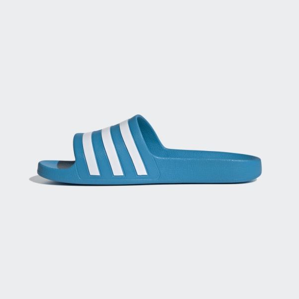 Adilette Aqua Slides Bleu Adidas