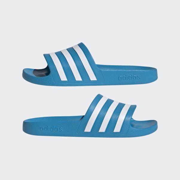 Adilette Aqua Slides Bleu Adidas