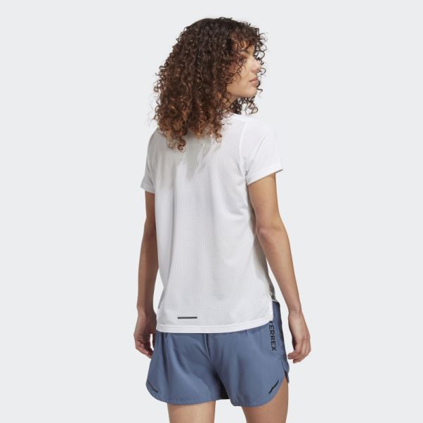 Adidas Terrex Agravic Trail Running Tee Blanc