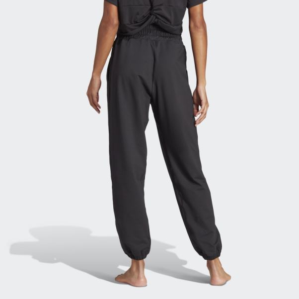 Adidas Pantalon De Yoga Noir