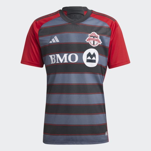 Maillot Domicile Adidas Toronto Fc 23/24 Gris Uni