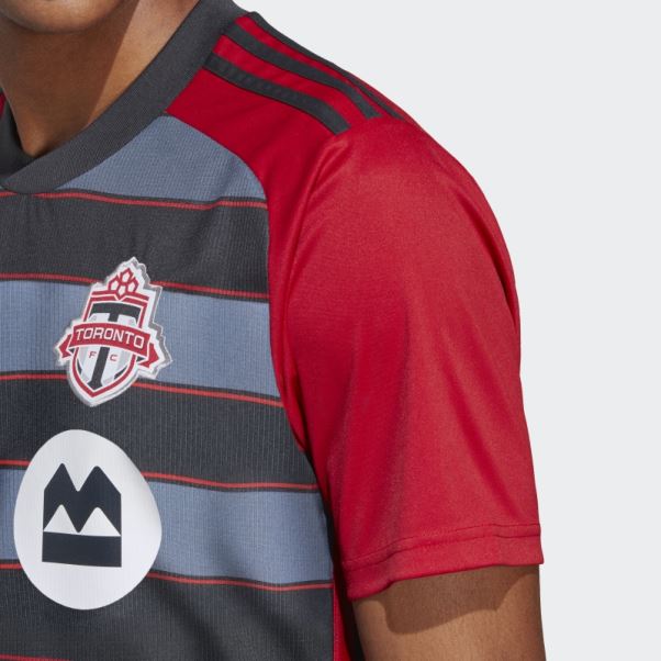 Maillot Domicile Adidas Toronto Fc 23/24 Gris Uni