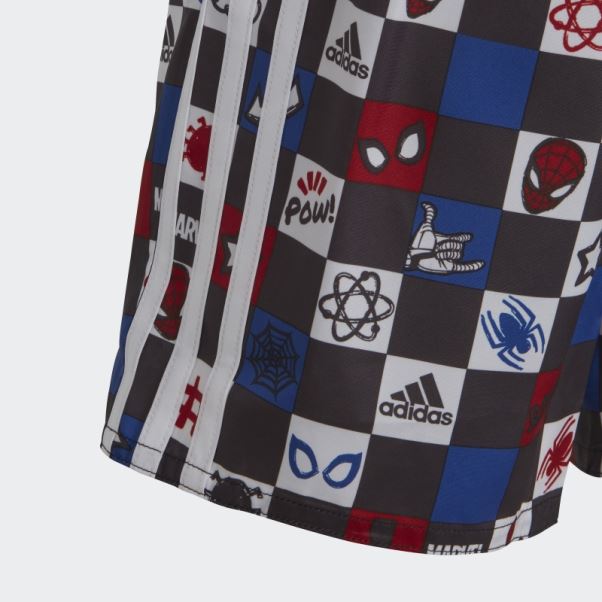 Short De Bain Adidas X Marvel's Spider-man Blanc Mode